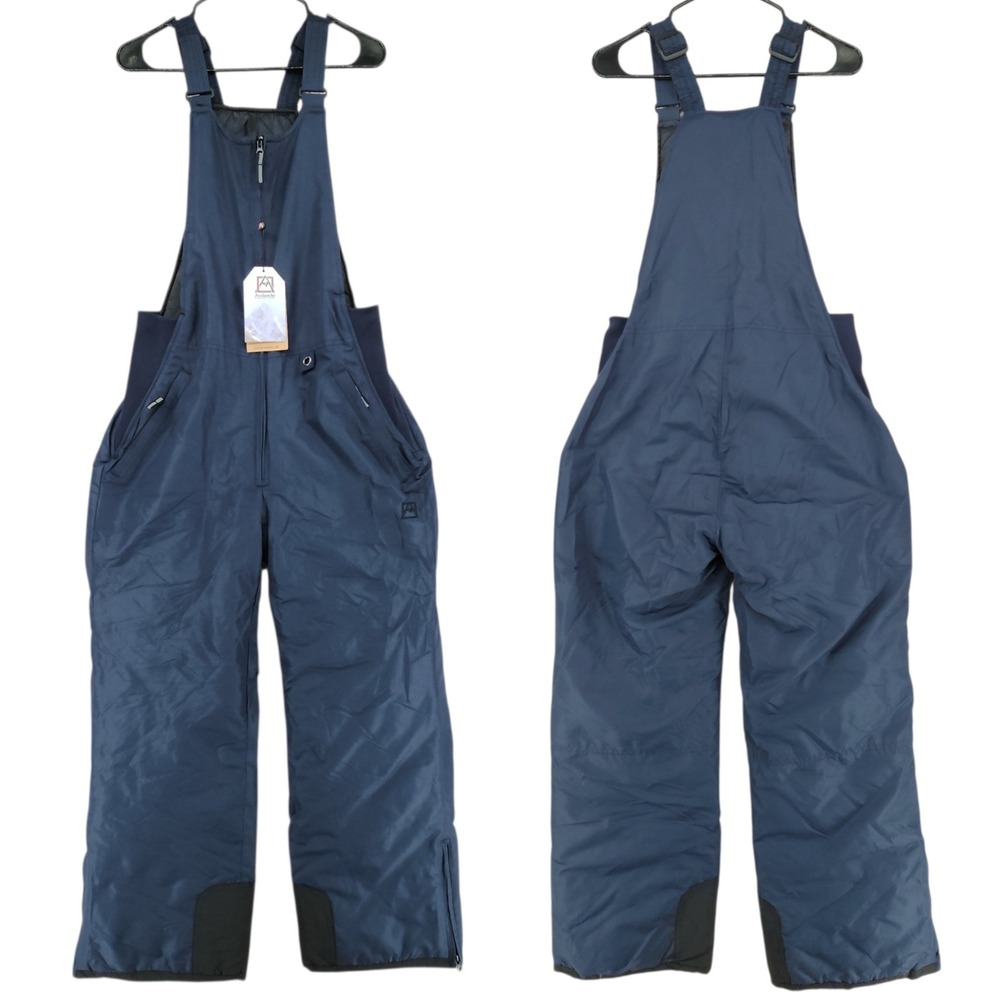 Avalanche‎ Snow Bibs L Mens Navy Blue Insulated Waterproof Ski Pants ALP9903 NEW